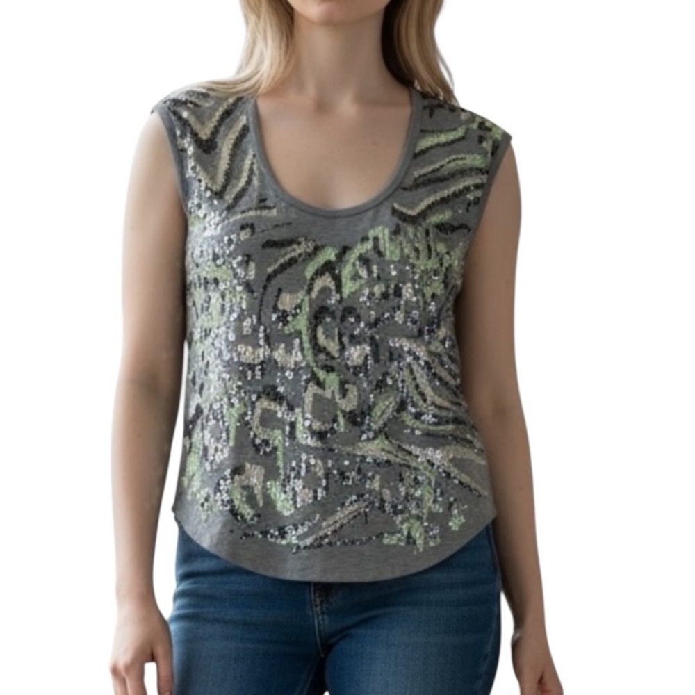 Milly Sequin Tank Top